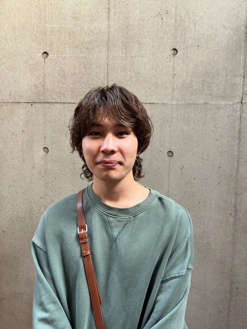 パーマ メンズ 似合わせカット /パーマ岡本淳平のヘアスタイル