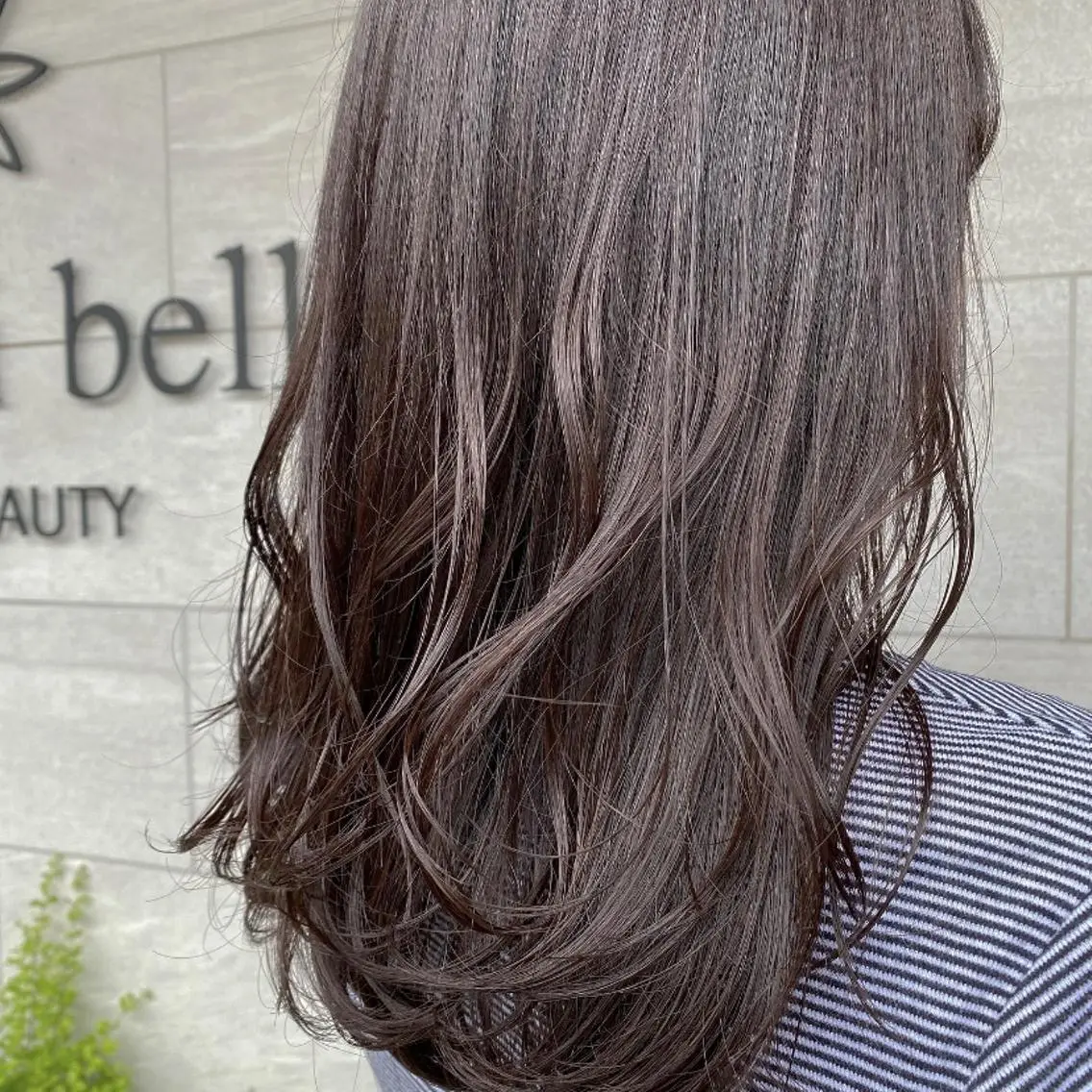 カラー セミロング ブラウンカラー ショコラブラウン ヘアカラー トリートメント カぺリベラ 寝屋川店のヘアスタイル