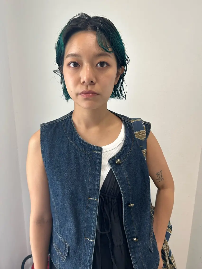 ショート カラー ボブ カット ヘアカラー トリートメント 村上雅人 ナチュラルモードのヘアスタイル