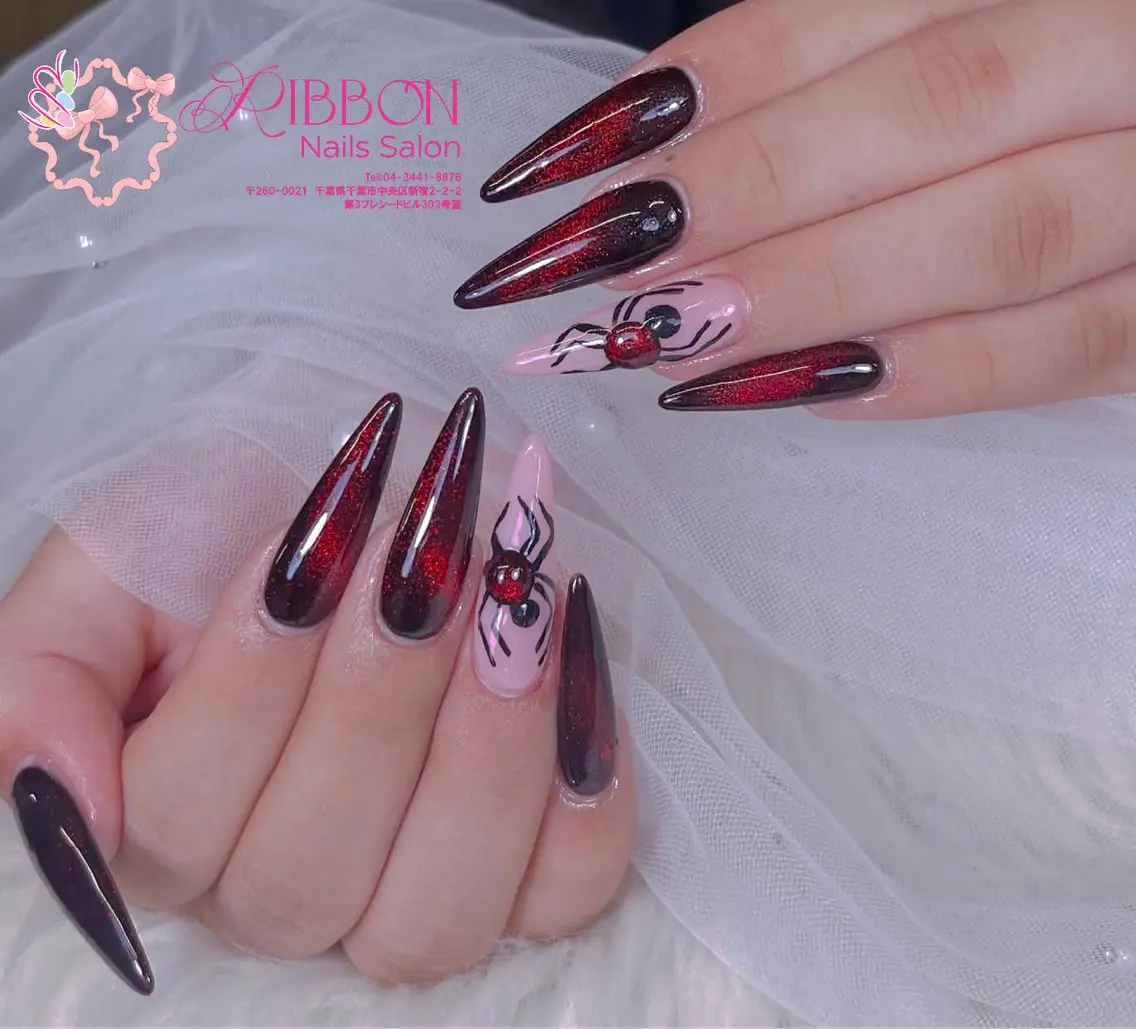 ネイル フットネイル フレンチネイル ジェルネイル マグネットネイル 持ち込み ハンドネイル Ribbonnail salonのネイルデザイン