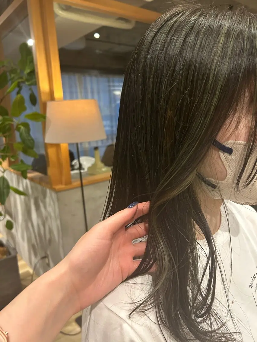 ロング カラー ハイライトカラー ハイライト なぎ ㅤのヘアスタイル