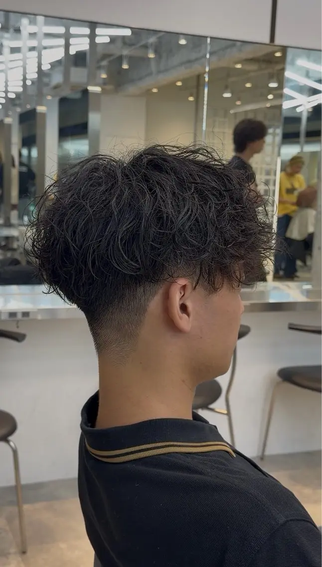 パーマ メンズ パーマ 杉野 ひなたのヘアスタイル