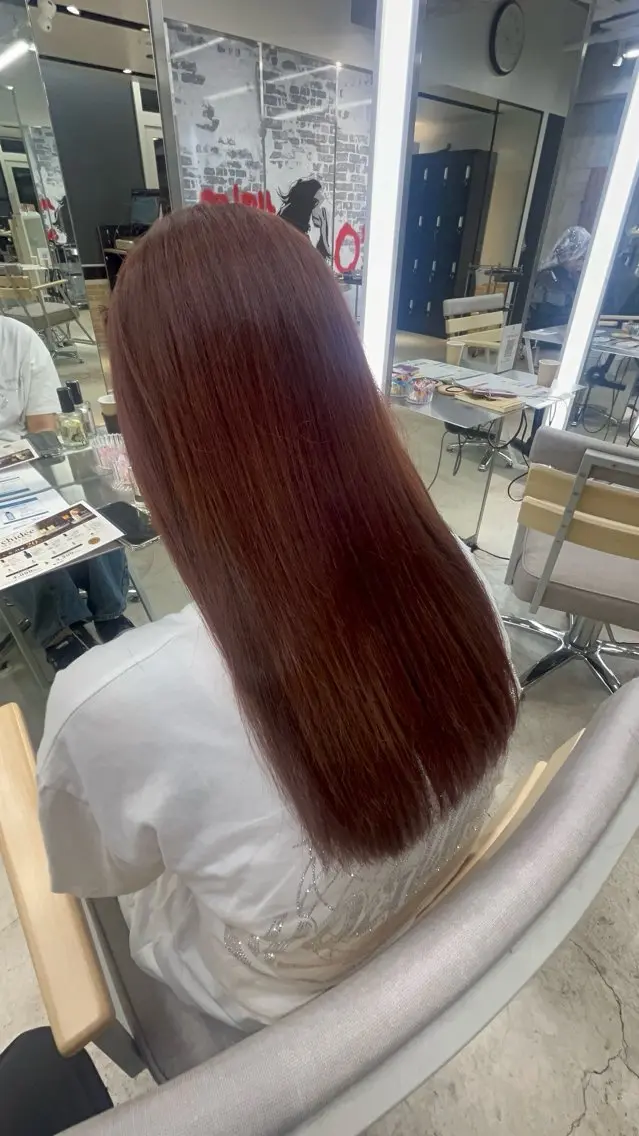 ロング カラー ヘアカラー トリートメント ヘアセット 透明感カラー/ ブリーチ/💓パタオのヘアスタイル