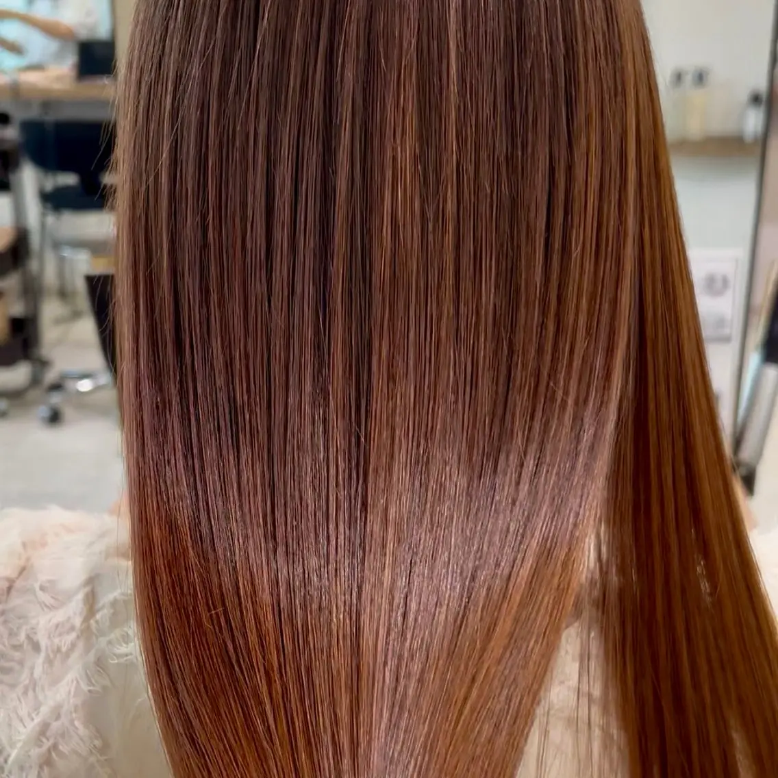 ロング カット 縮毛矯正 トリートメント レイヤー特化 渋谷美容師/れなのヘアスタイル