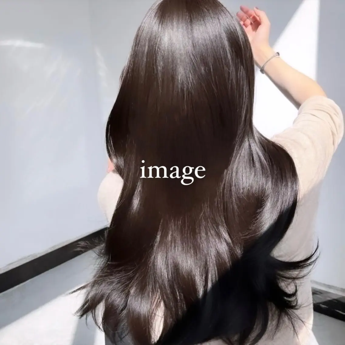 ロング カラー ヘアカラー トリートメント 🐈⬛カチモリ/暖 色/𝐌𝐢𝐤𝐮のヘアスタイル