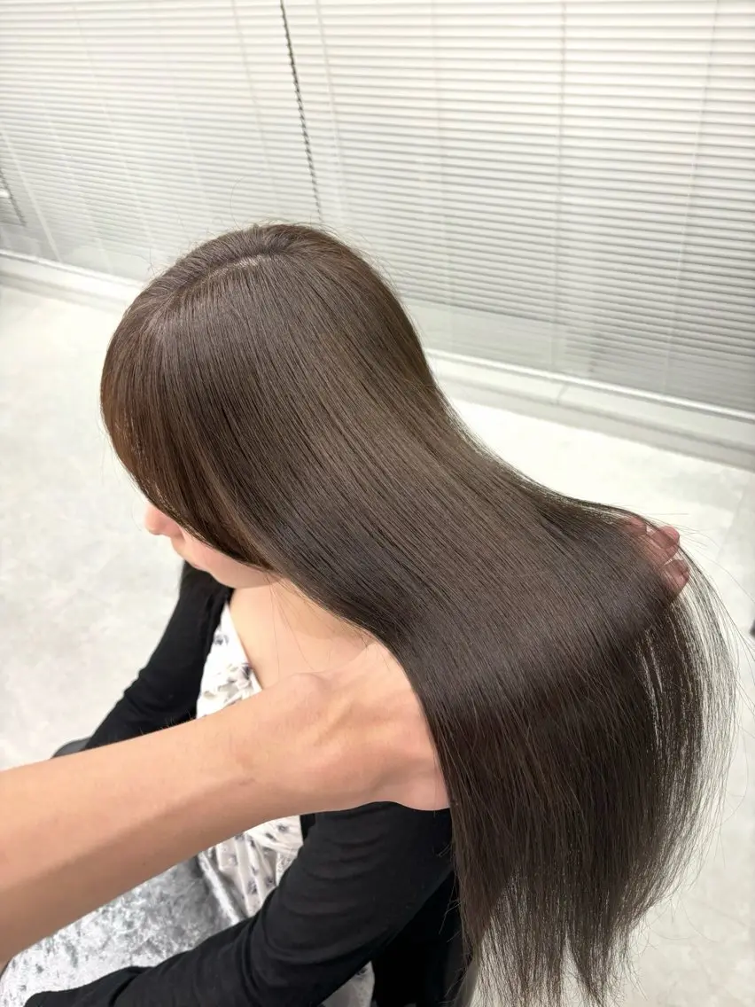 ロング カラー カット ヘアカラー Ryo/艶カラー /小顔レイヤーカットのヘアスタイル