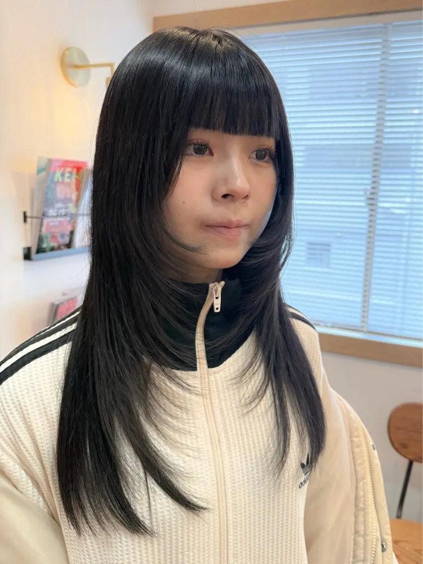 <先着5名様限定撮影モデル✨️>顔周りロングレイヤーカット‪   ¥500の写真
