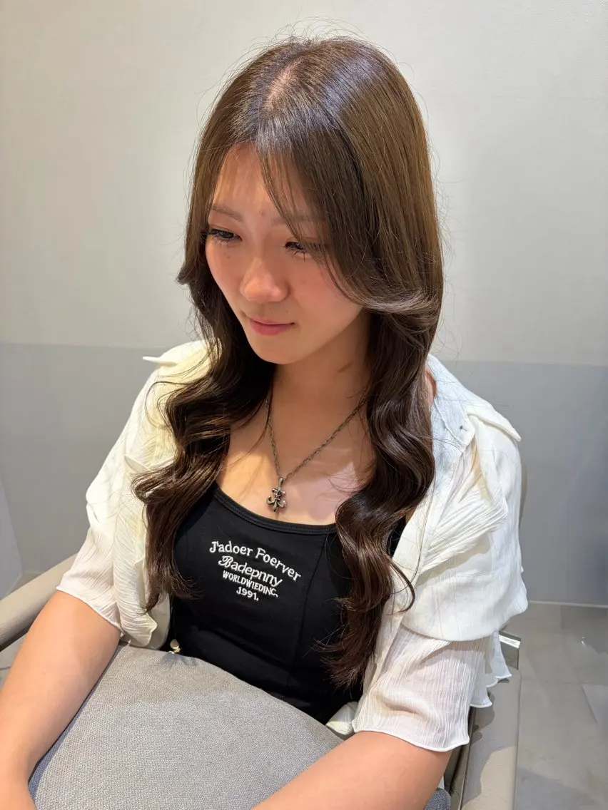 ロング カラー カット ヘアカラー トリートメント Eleanor枚方店 KAORUのヘアスタイル