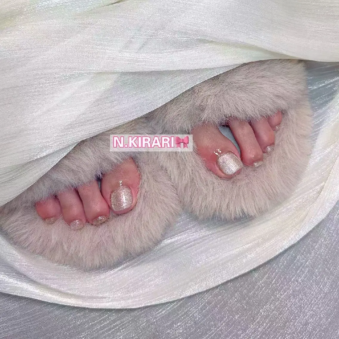 ネイル フットネイル ハンドケア 🎀 ユズ 🎀のネイルデザイン