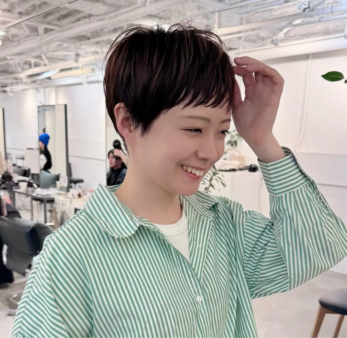 ショート カット ヘアカラー トリートメント カット特化 /BLUET/新宿のヘアスタイル