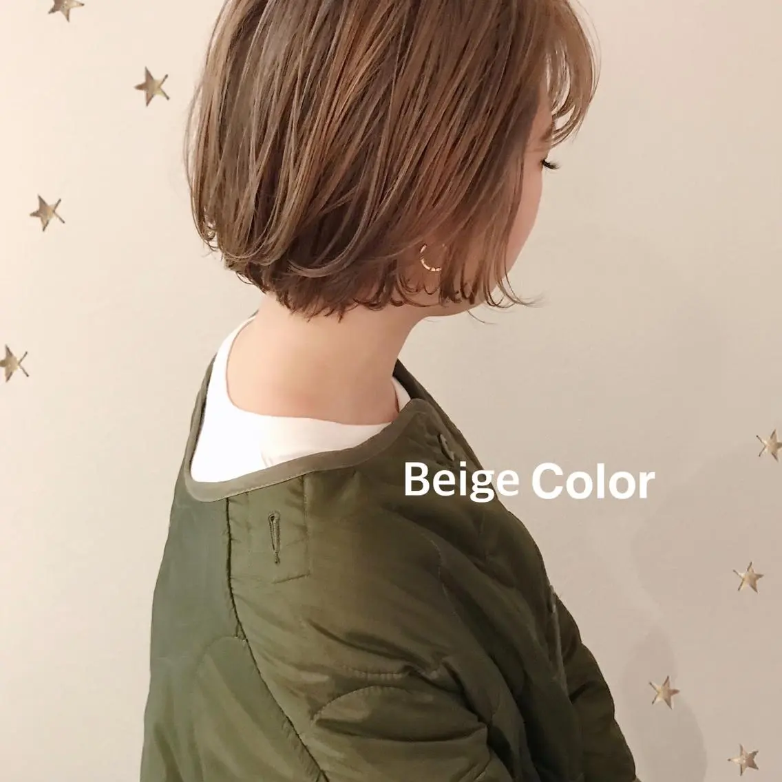 ショート カラー ヘアカラー 市川 千夏のヘアスタイル