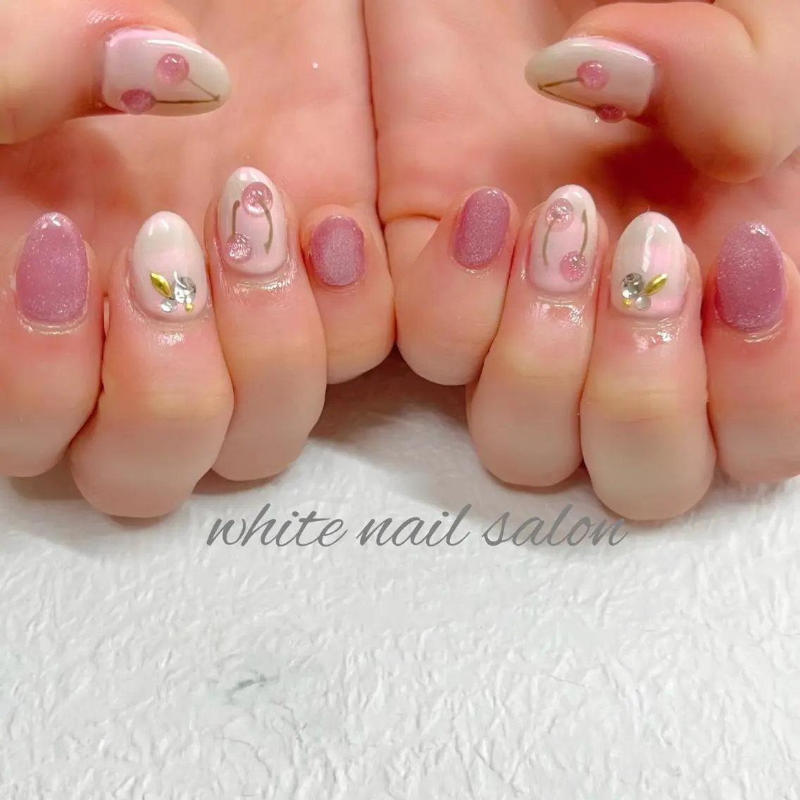 ネイル アートネイル フットネイル ジェルネイル ハードジェル ラメ(グリッター) ハンドネイル white nail salonのネイルデザイン