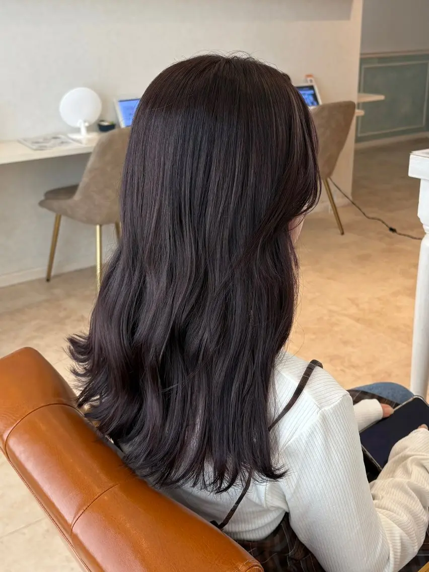 カット+プレミアム艶カラーカラー+Aujua 4step トリートメントの写真