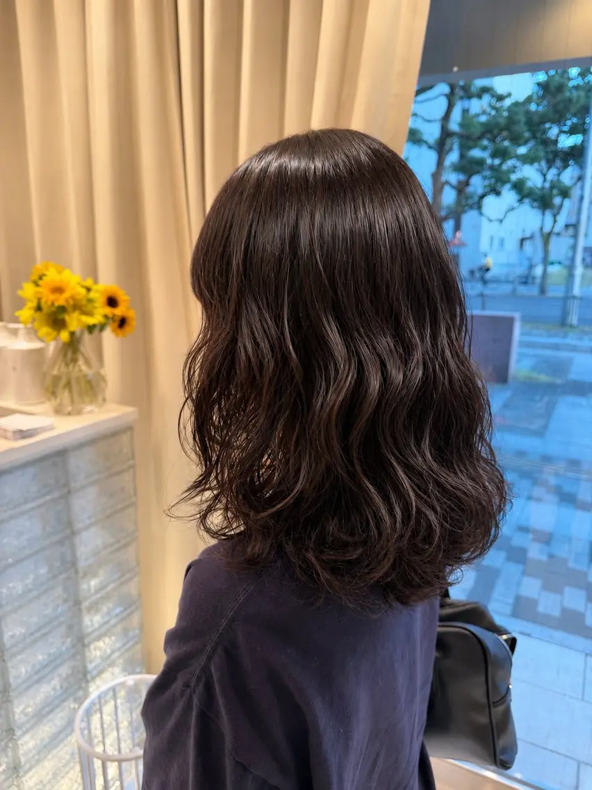 パーマ パーマ キタド アミのヘアスタイル