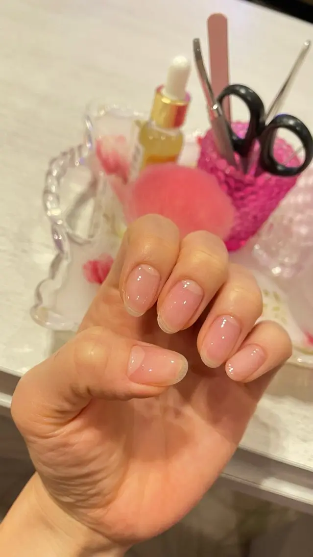 クリアネイルの写真