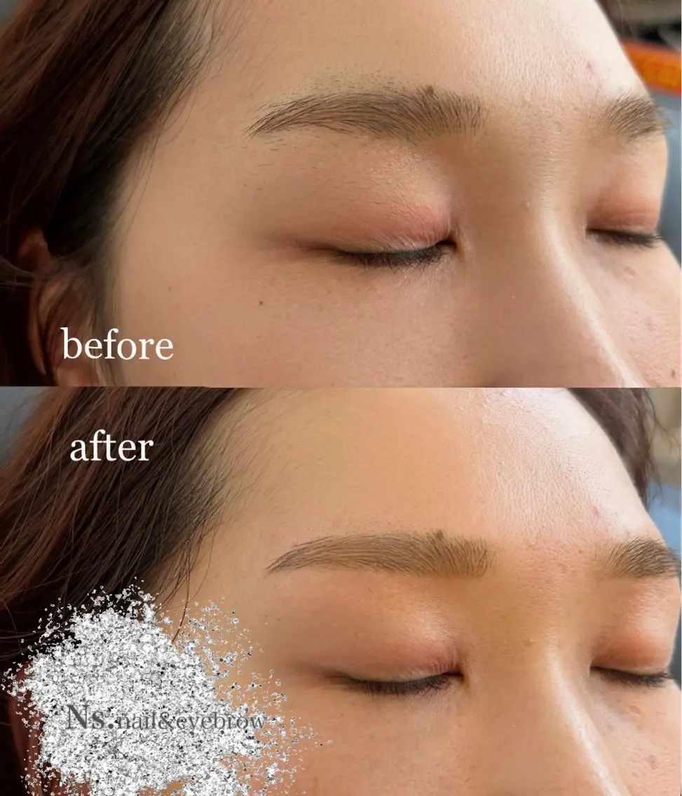 アイブロウ ワックス脱毛 Ns.nail& eyebrow南瑠華のマツエク・マツパデザイン