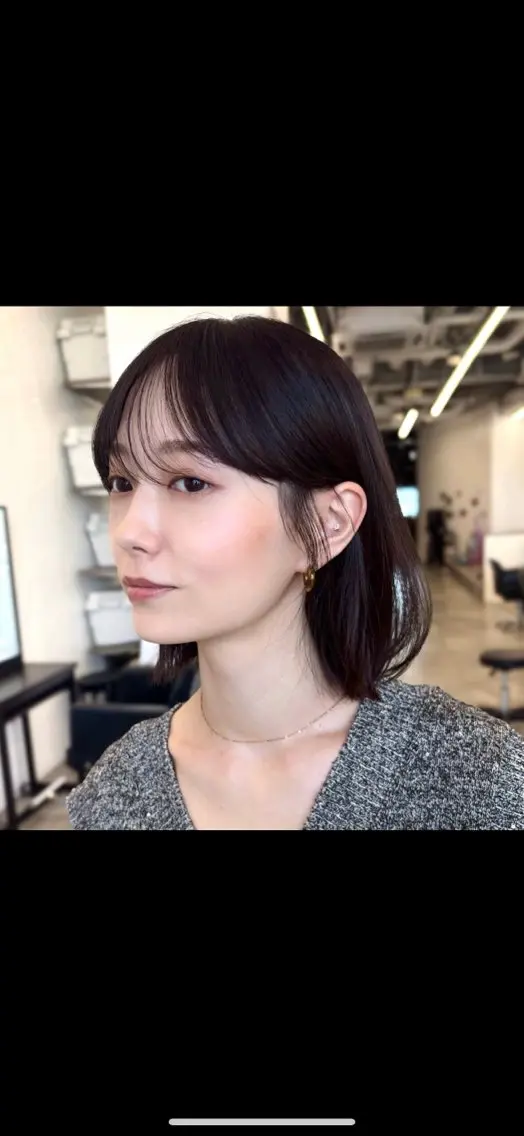 ショート カラー ベージュカラー ラベンダーカラー ラベンダーベージュ ボブ くびれヘア カット ヘアカラー トリートメント 顔まわり🥨レイヤー /透明感/水口舞奈のヘアスタイル
