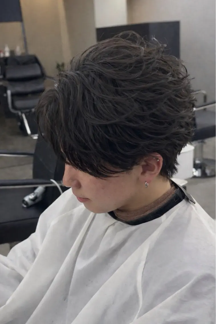 ✂️メンズカット✂️＋🪶フェザーパーマ🪶の写真