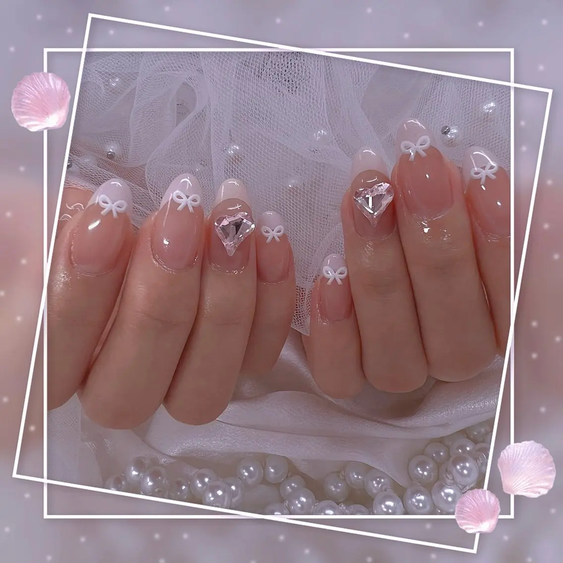 ネイル チークネイル ガーリー グラデーション マグネットネイル ピンク ハンドネイル ハンドケア Chill Nailsalonのネイルデザイン