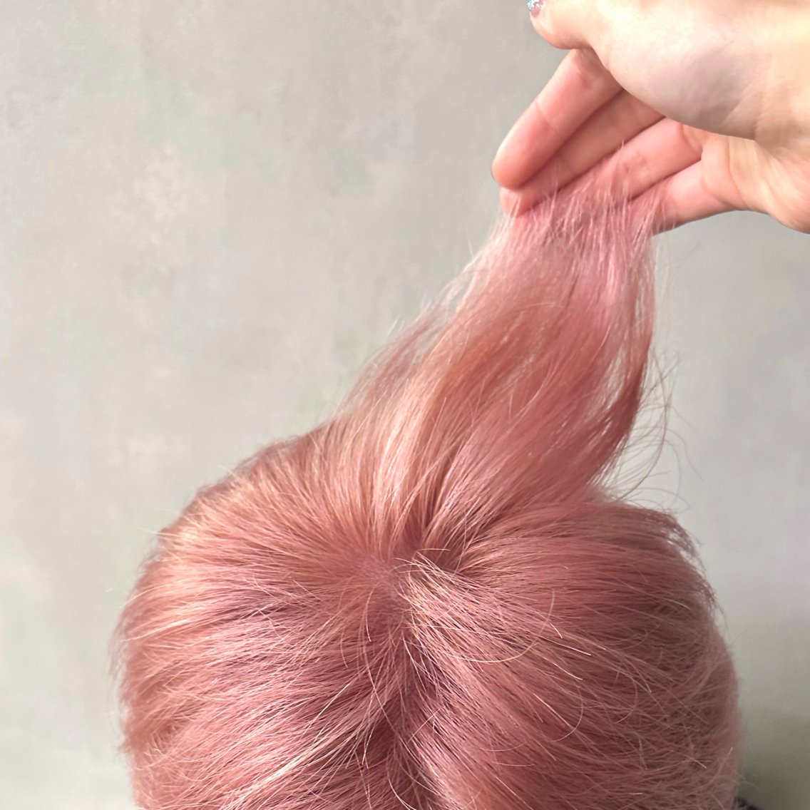 カラー ブリーチ ピンクカラー ホワイトピンク ヘアカラー トリートメント ブリーチ/ベージュ/ ショート/あかね🌼のヘアスタイル