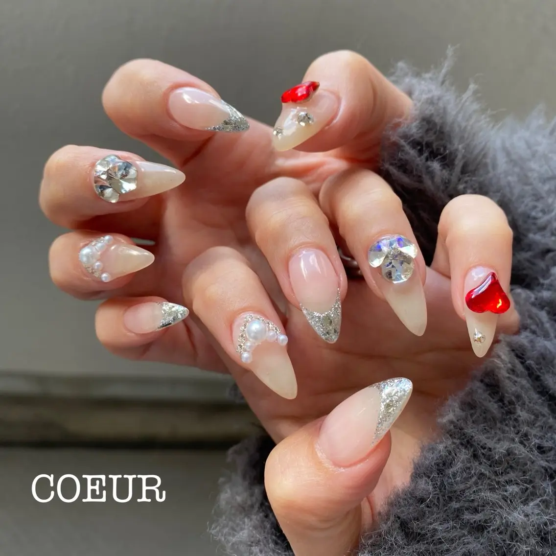 ネイル ハンドネイル COEUR✴︎ yukikaのネイルデザイン
