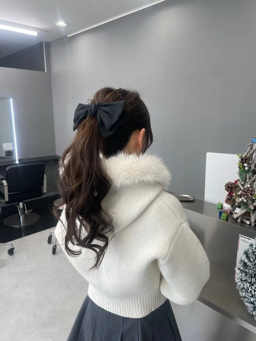 ロング カラー ヘアアレンジ メンズウルフ🐺♡ ブリーチ♡ヘアメ🎀のヘアスタイル