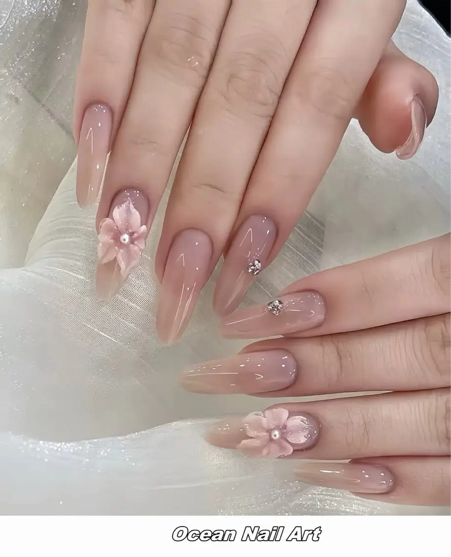 ネイル ジェルネイル 韓国ネイル 持ち込み シンプルネイル ワンホンネイル ハンドネイル 🎀AURA Nailsalonのネイルデザイン