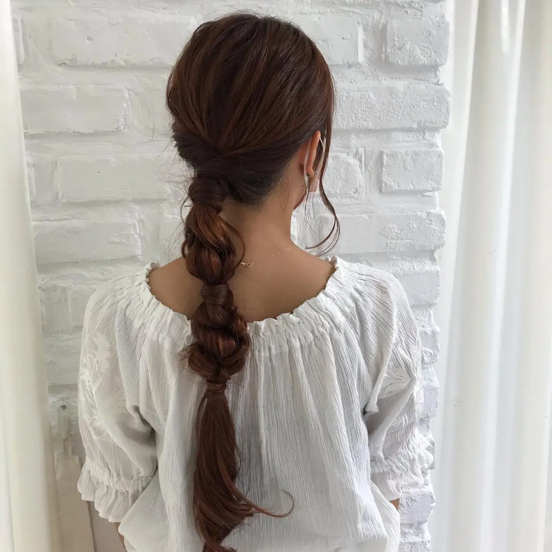 💝フルアップヘアアレンジ(まとめ髪、編みおろしも含む)の写真