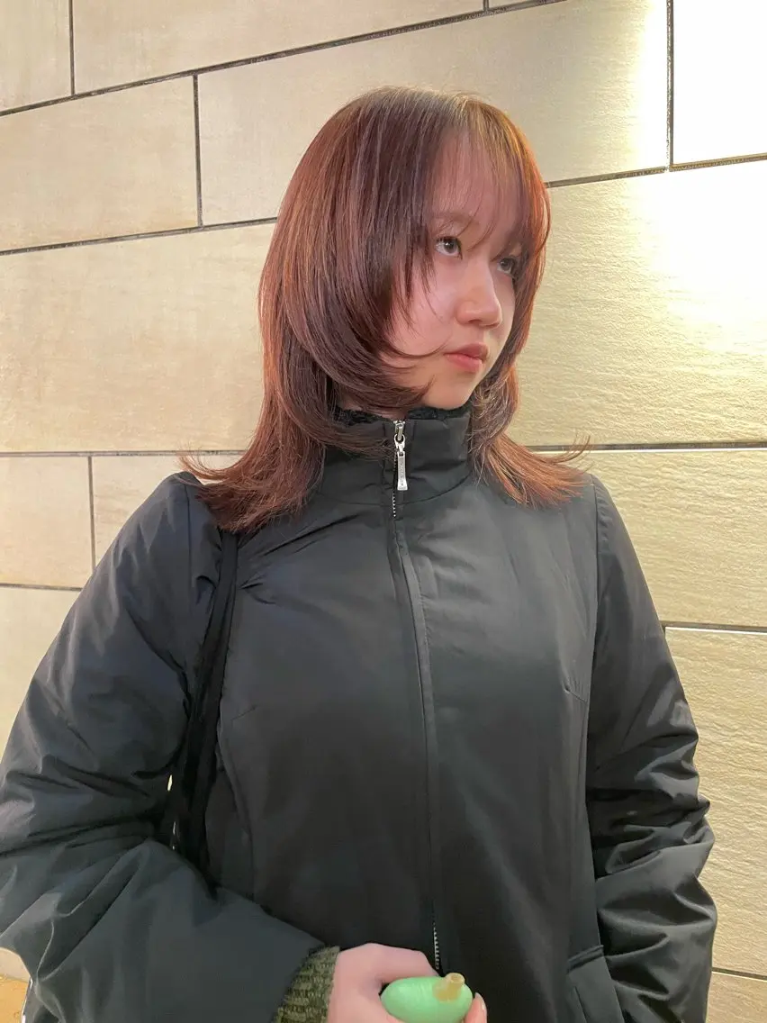 ミディアム 🍁ボブパーマ.レイ ヤーボブ🍁陸来のヘアスタイル
