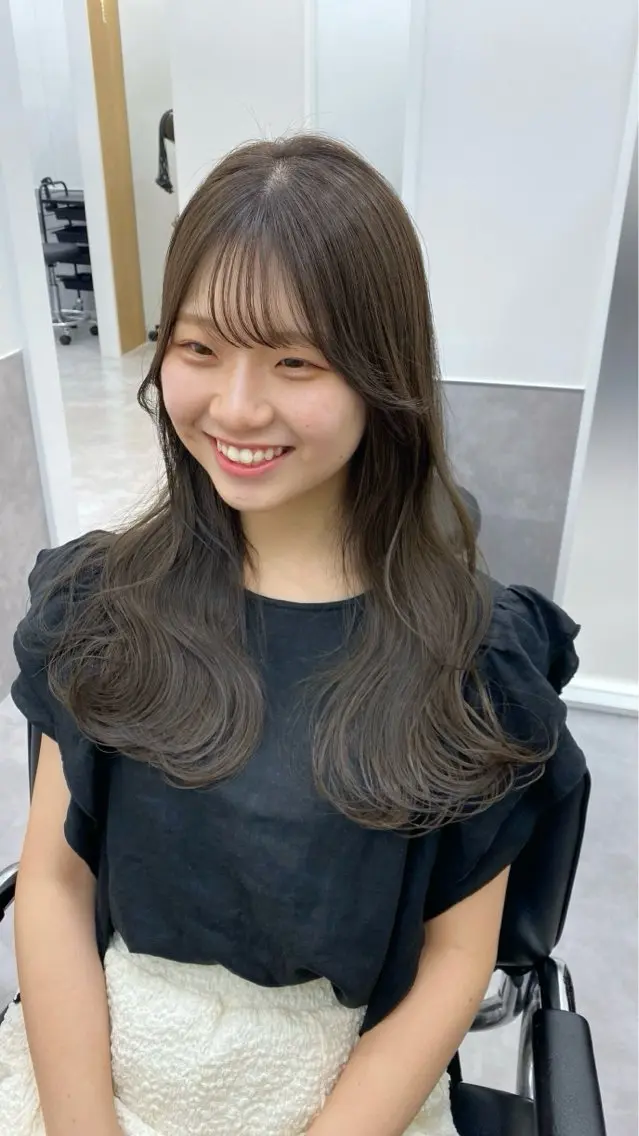 ロング カラー ヘアアレンジ カット ヘアカラー Hatanaka Airiのヘアスタイル