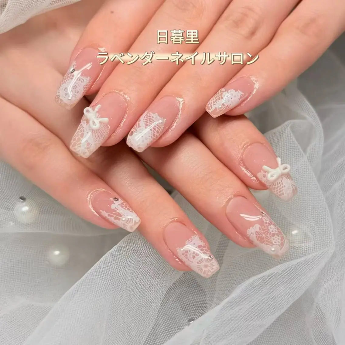 ネイル ラベンダー💖日暮里 ルル💖ネイルのネイルデザイン