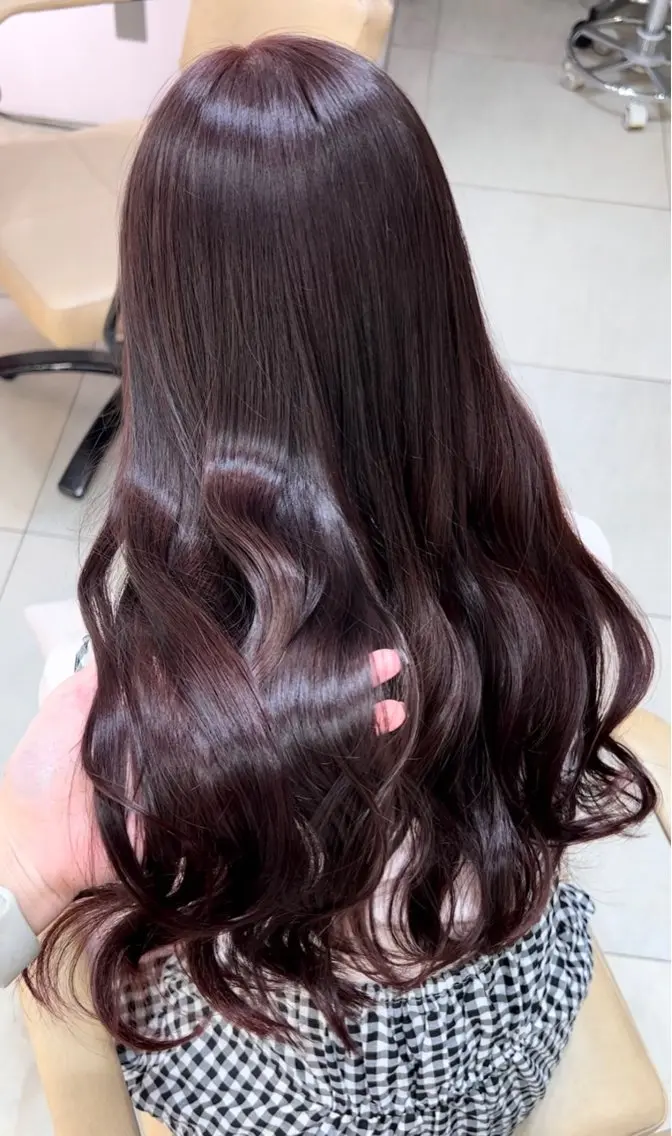 ロング Ami♡表参道/艶髪 ピンク/盛れカットのヘアスタイル