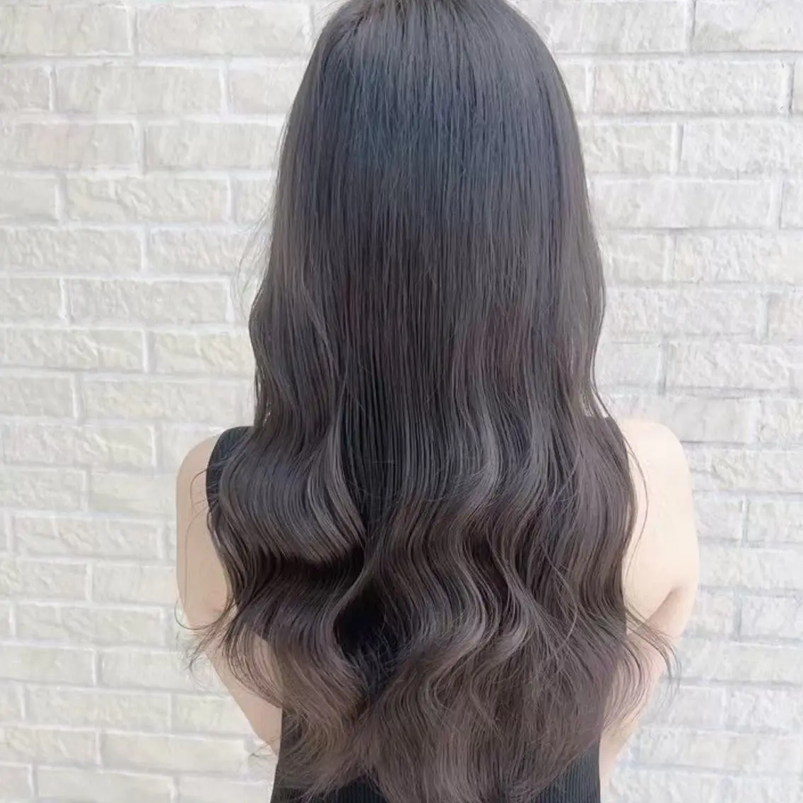 ロング カラー 縮毛矯正/ワンカラー モデル募集🫧羽夏のヘアスタイル
