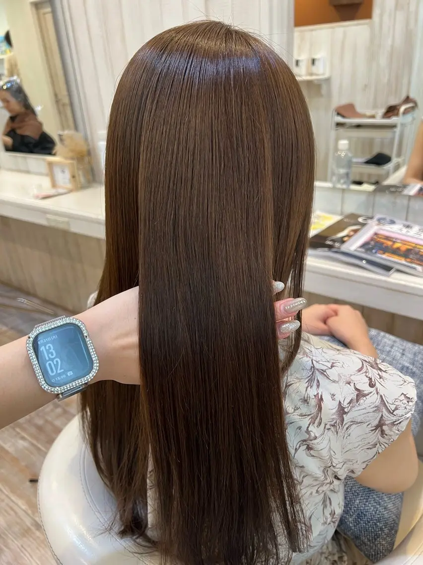 ロング カラー 透明感カラー 似合わせ／代官山/ NAOのヘアスタイル