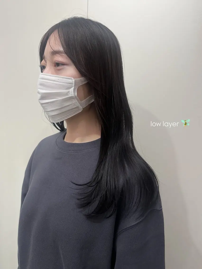 ロング レイヤーカット ‎🤍ともえ‎🤍 /レイヤーカット🧸のヘアスタイル