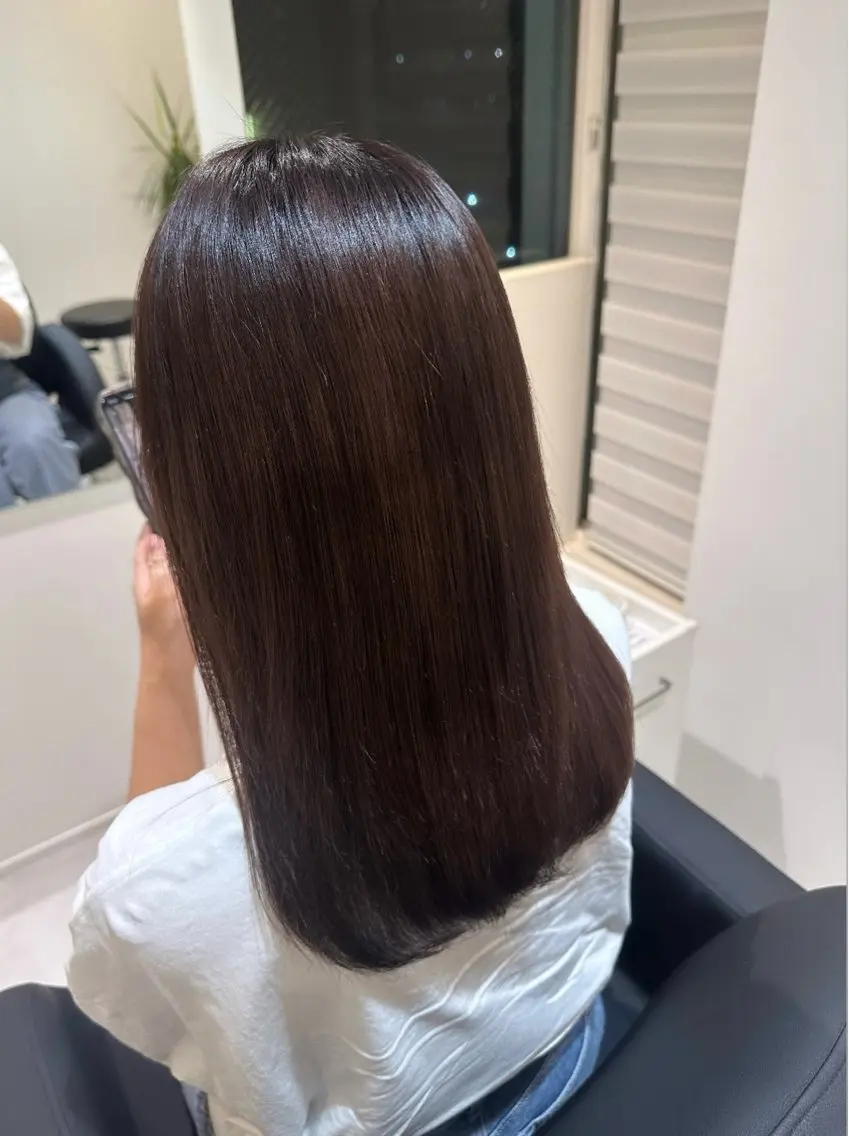ミディアム Emuest心斎橋 SAKIのヘアスタイル