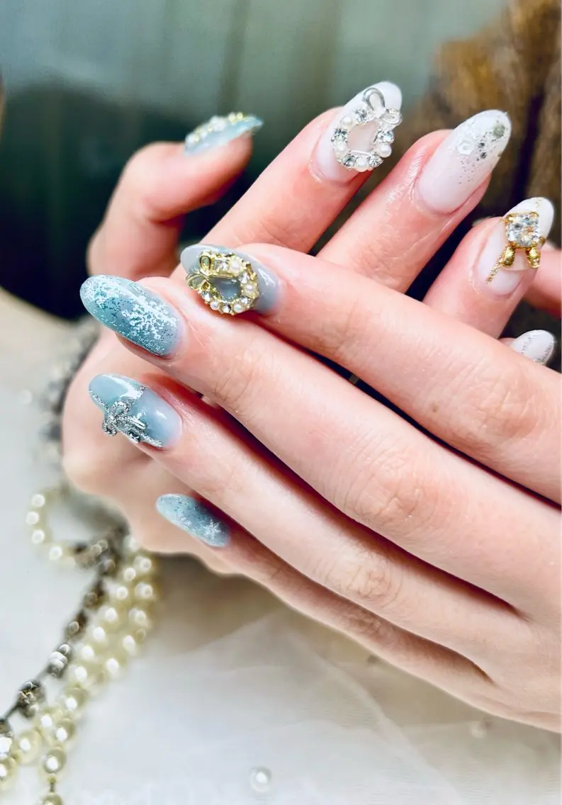 ネイル Horie 雪のネイルデザイン