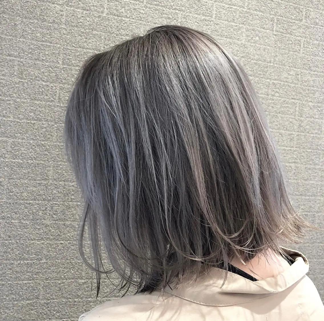 ショート カラー ヘアアレンジ バレイヤージュ デザインカラー グラデーションカラー ハイライトカラー ハイトーンカラー アンドウ ユウ/ レイヤーカット/韓国のヘアスタイル