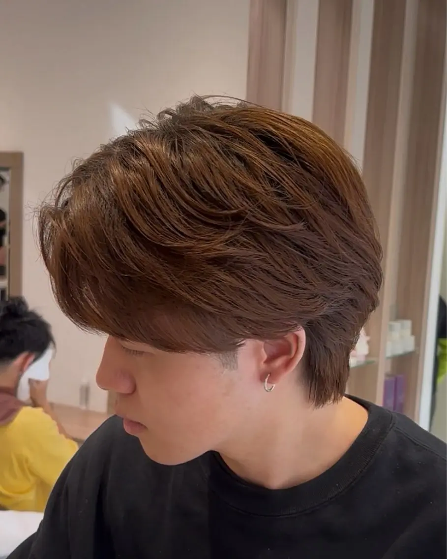 カラー メンズ カット ヘアカラー ⭐️メンズパーマ⭐️ 山本 侑平のヘアスタイル
