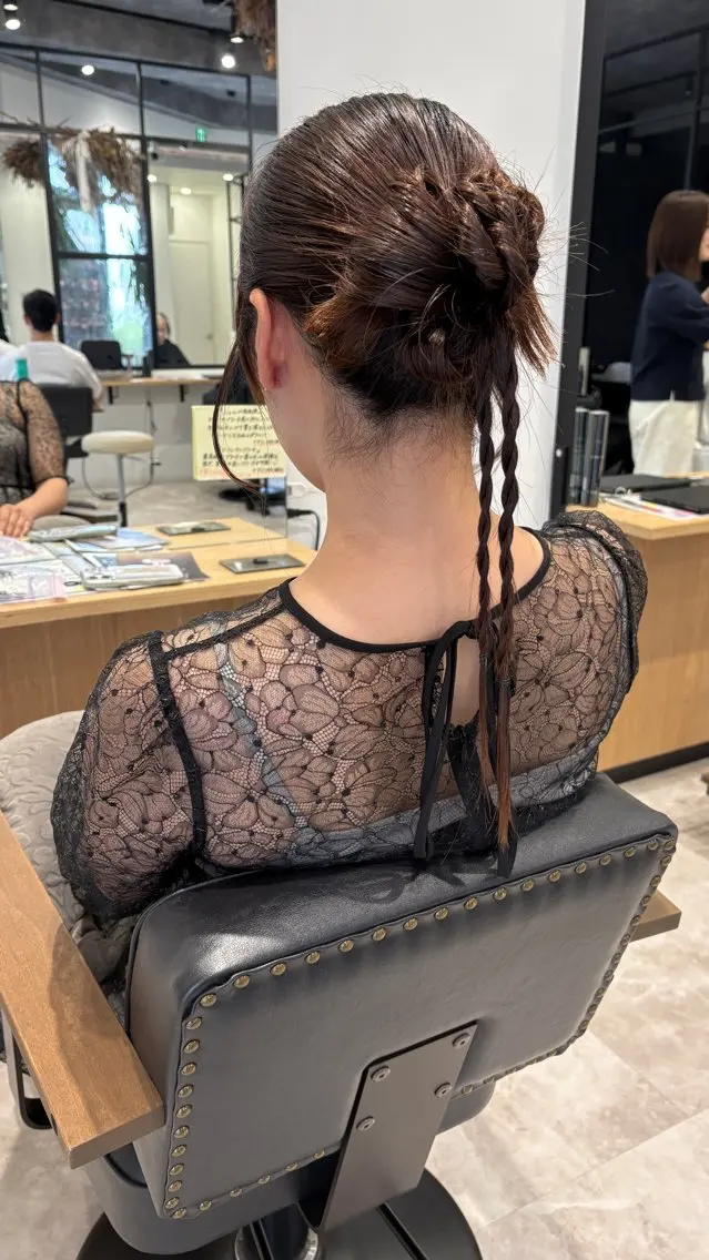 ヘアアレンジ 河野いずみ レイヤー/ボブ 🤍のヘアスタイル