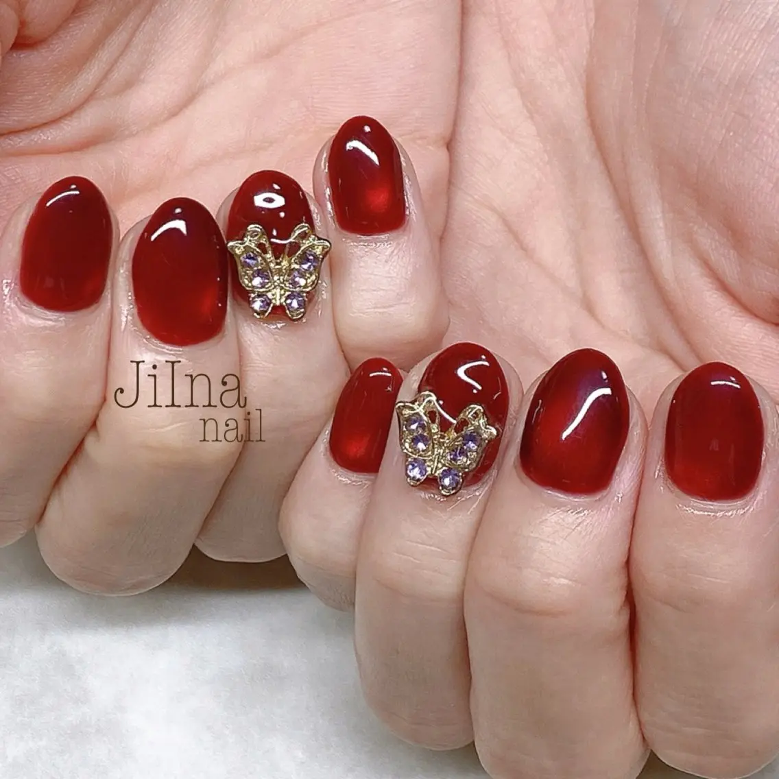ネイル マグネットネイル JiIna nailのネイルデザイン
