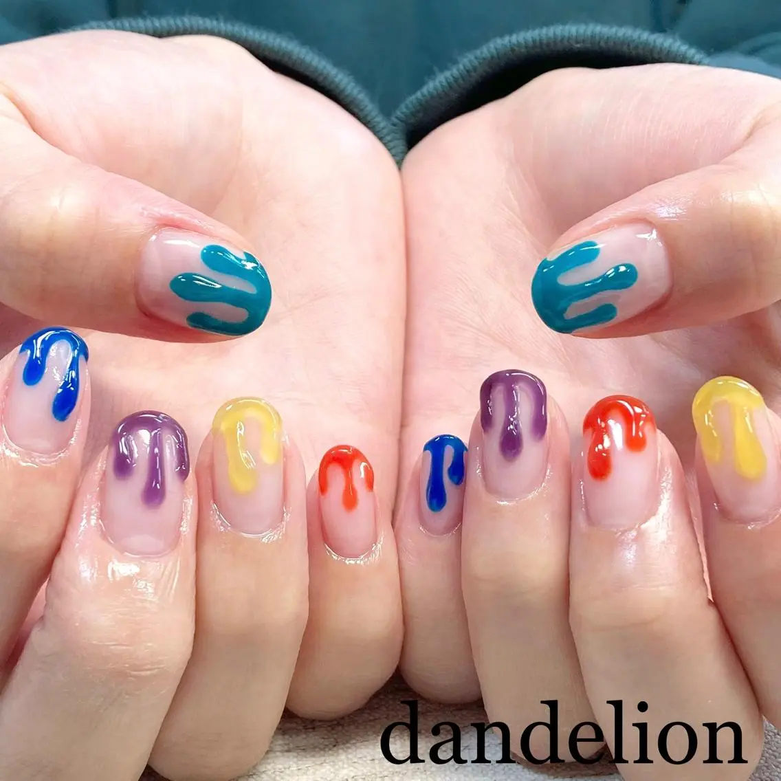 ネイル ハンドネイル ハンドケア dandelion ダンデライオンのネイルデザイン