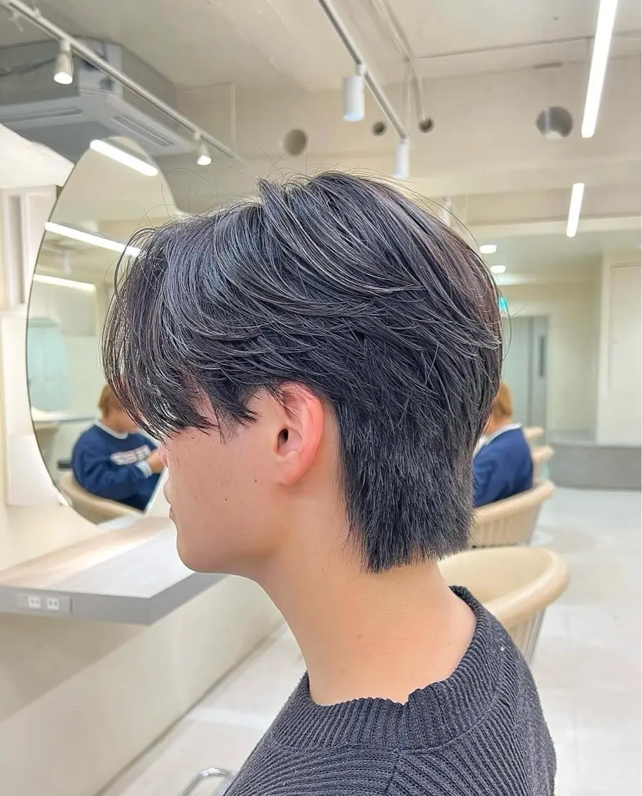 メンズ 縮毛矯正 トリートメント 重松 丈博のヘアスタイル