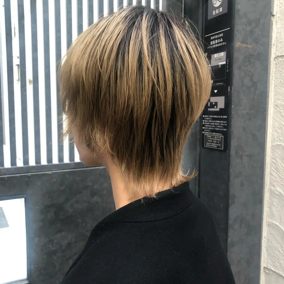 メンズ ウルフカット／吉村 桃子のヘアスタイル