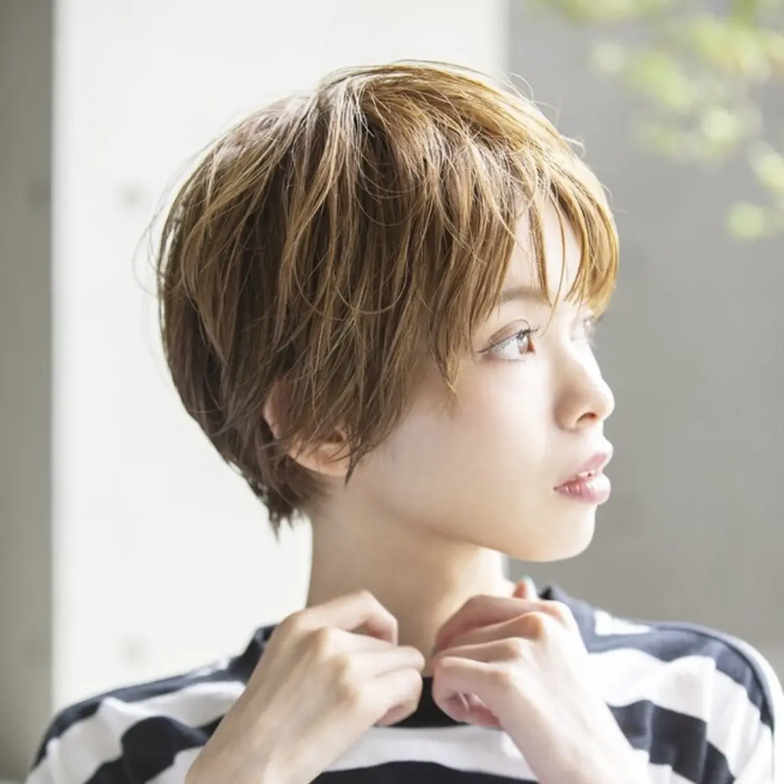 ショート カラー 末長 瑛太のヘアスタイル