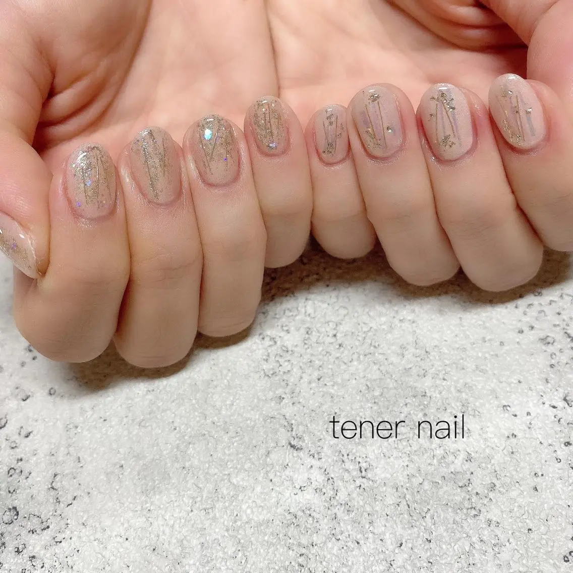 ネイル キラキラネイル テネルネイル tener nailのネイルデザイン