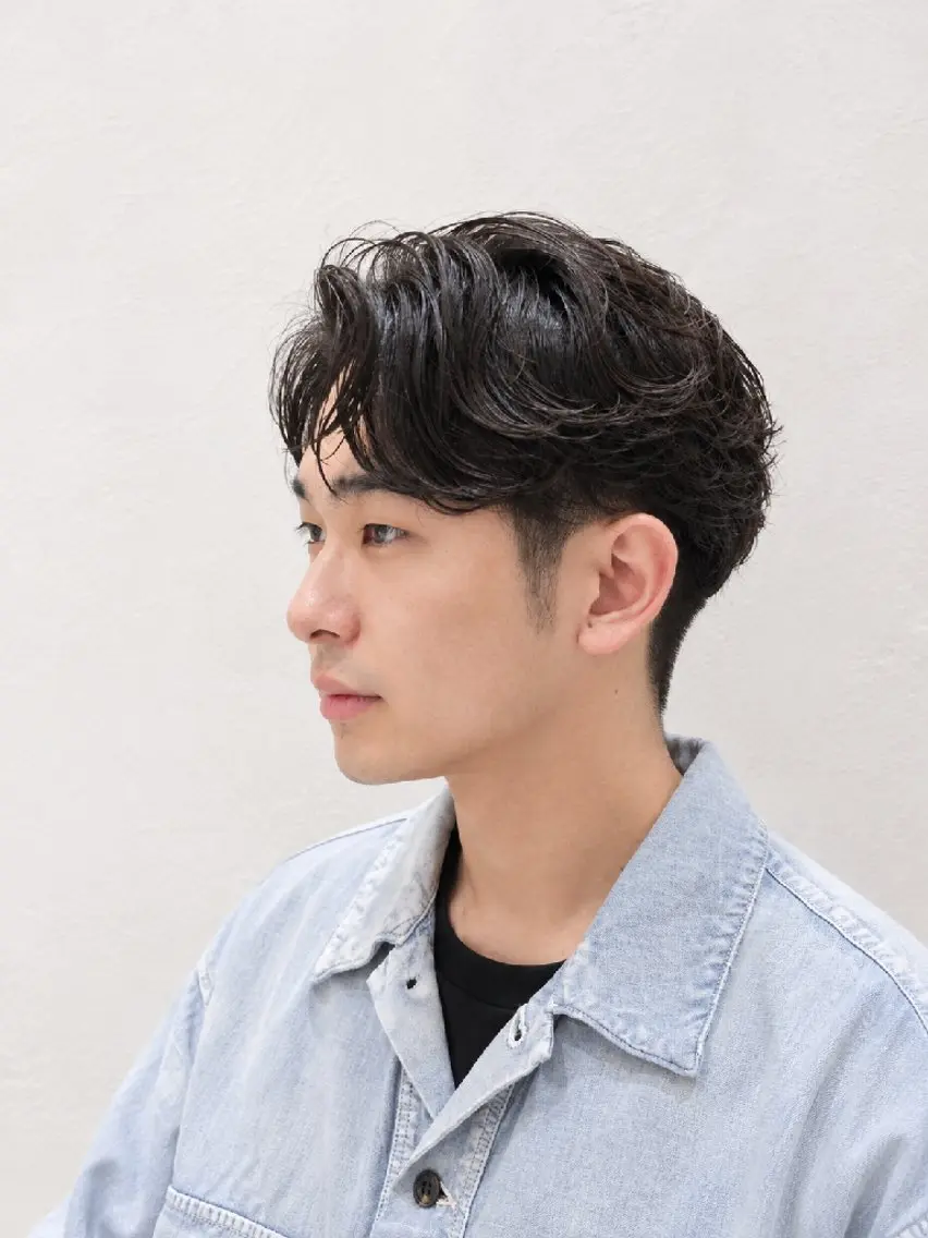ショート パーマ カット パーマ トリートメント 社内カット講師・店長 菅原賢一のヘアスタイル