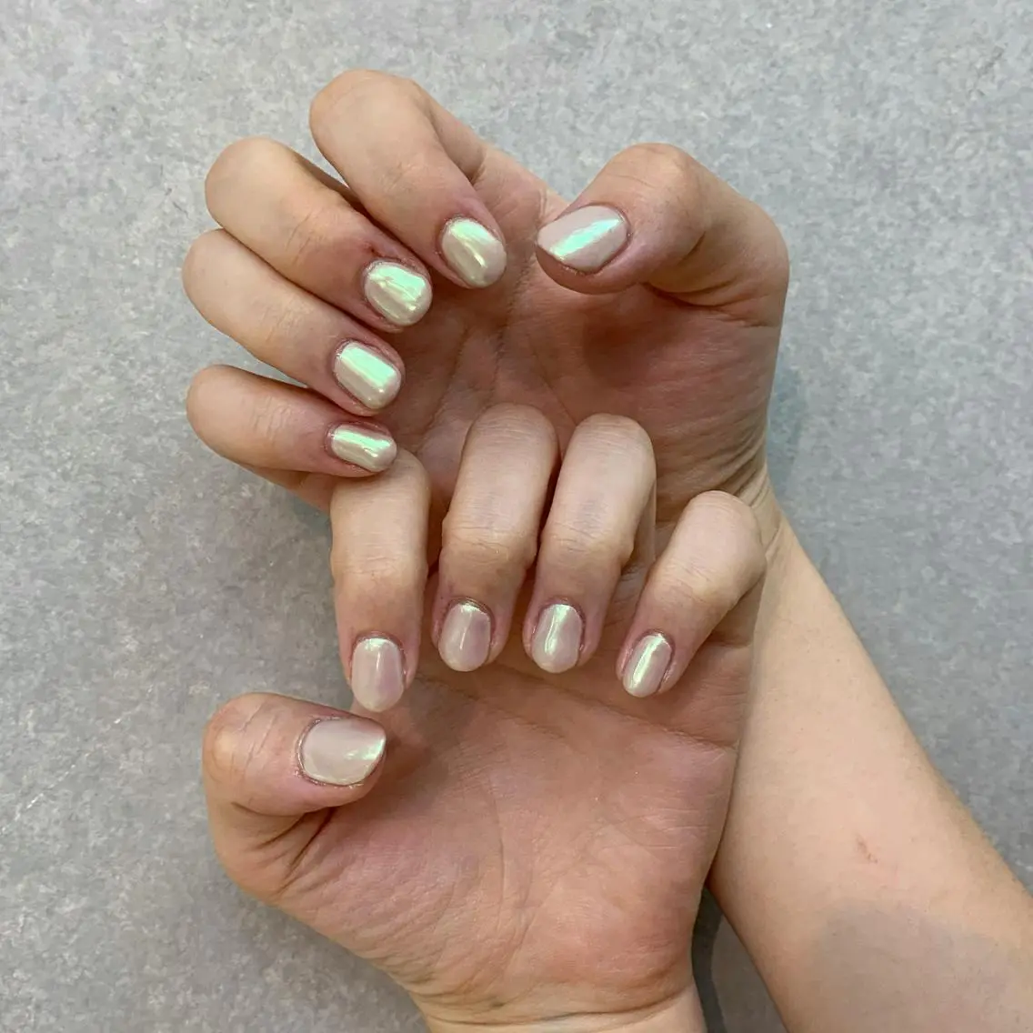 ネイル オーロラネイル ハンドネイル Kureha/ネイル トレンドヘアのマツエク・マツパデザイン