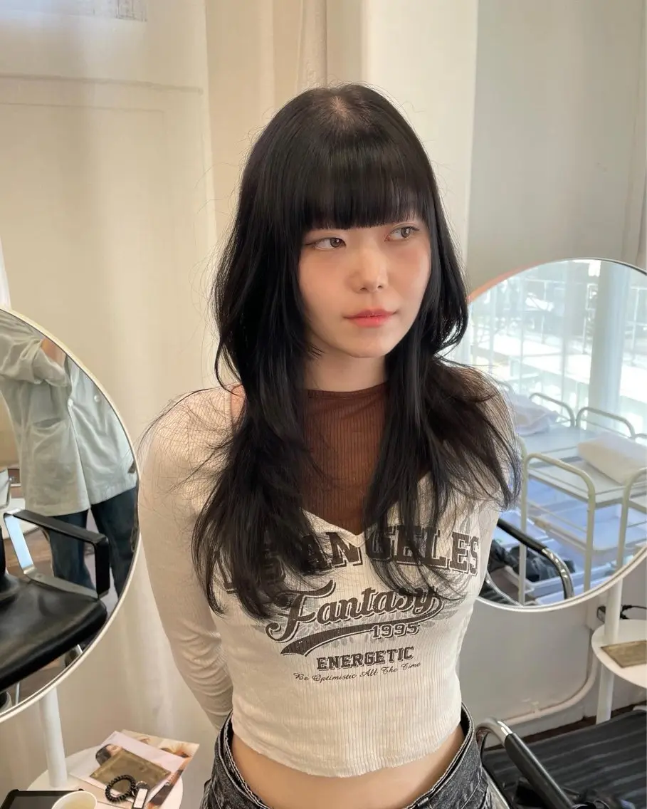 ロング カラー レイヤーカット レイヤーカット🎀 kanaのヘアスタイル
