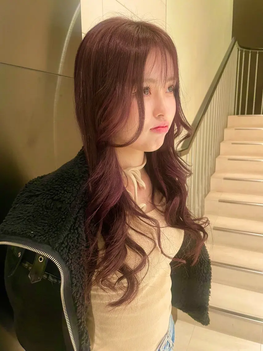 ロング カラー ピンクカラー ⭐️ダブルカラー推し lisaaaa⭐️のヘアスタイル